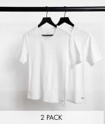 Nike - Pakke med 2 basis-T-shirts i hvid