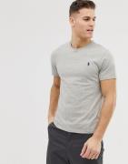 Polo Ralph Lauren - Grå, slim fit-T-shirt med rund hals