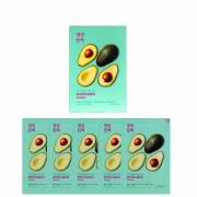 Holika Holika Pure Essence Mask Sheet (5 Masks) 155ml (Various Options) - Avocado