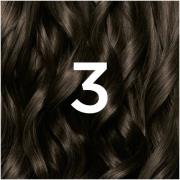 Garnier Nutrisse Permanent Hair Dye (forskellige nuancer) - 3 Darkest Brown