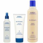 Aveda Brilliant Trio- Shampoo, Conditioner & Hair Spray