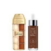 L'Oréal Paris Age Perfect Serum Le Duo 30ml & True Match Tinted Serum 30ml Bundle (Various Shades) - 10-12 Very Deep