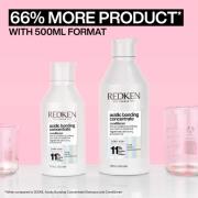 Redken Acidic Bonding Concentrate Shampoo and Conditioner 500ml with Shampoo 75ml, Conditioner 50ml and Leave-In Treatment 30ml