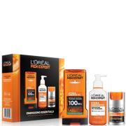 L'Oréal Paris Men Expert Energising Essentials Gift Set: Shower Gel, Cleanser and Moisturiser Complete Grooming Trio