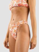 Rhythm Rosa Floral Hi Banded Bikini underdel mønster