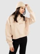 Santa Cruz Tonal Strip Crop Crew Sweater brun