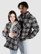 Urban Classics Padded Checked Skjorte sort