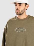 Blue Tomato Circle Logo Crew Sweater brun