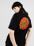 Santa Cruz Classic Dot T-shirt sort