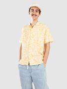 Fat Moose Zane Cotton Linen Skjorte gul