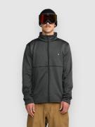 Volcom Snowbound Fleece Hættetrøje med lynlås sort