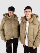 Urban Classics Puffer with Flap Hood Jakke grøn