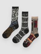 Volcom Printa Stoney 3Pk Socks Socks grøn