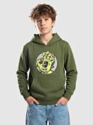 Santa Cruz Hand Dot Front Kids Hættetrøje grøn