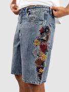 Ninth Hall Waylay w Embroidery Shorts blå