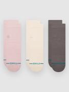 Stance Icon Quarter 3 Pack Strømper mønster