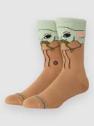 Stance Grogu Hungry Crew Socks mønster