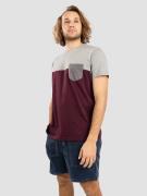 Iriedaily Block Pocket T-shirt rød