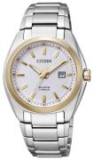 Citizen Dameur EW2214-52A Titanium Hvid/Titanium Ø34 mm