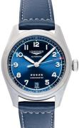 Longines L3.410.4.93.0 Spirit Blå/Læder Ø37 mm
