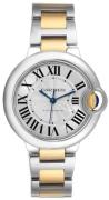 Cartier Dameur W2BB0002 Ballon Blue Sølvfarvet/18 karat guld Ø33 mm