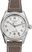 Longines L3.410.4.63.2 Spirit Sølvfarvet/Læder Ø37 mm
