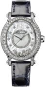 Chopard Dameur 275372-1001 Happy Sport Hvid/Læder Ø29 mm