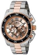 Invicta Herreur 21956 Pro Diver Rosa guldfarvet/Rosaguldtonet stål