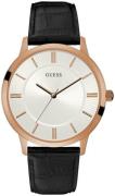 Guess Herreur W0664G4 Hvid/Læder Ø44 mm