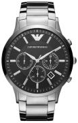 Emporio Armani Herreur AR2460 Renato Sort/Stål Ø46 mm