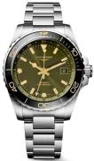 Longines Herreur L3.890.4.06.6 Hydroconquest Grøn/Stål Ø43 mm