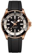 Breitling Herreur R17375211B1S1 Superocean Automatic 42 Sort/Gummi