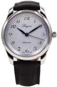 Longines Herreur L2.793.4.73.2 Master Collection Sølvfarvet/Læder