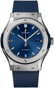 Hublot Herreur 542.NX.7170.RX Classic Fusion Blå/Gummi Ø42 mm