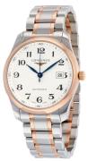 Longines Herreur L2.793.5.79.7 Master Sølvfarvet/18 karat rosa guld