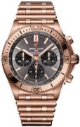Breitling Herreur RB0134101B1R1 Chronomat B01 42 Grå/18 karat rosa