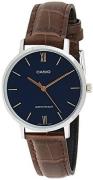Casio Herreur LTP-VT01L-2BUDF Classic Sort/Læder Ø34 mm