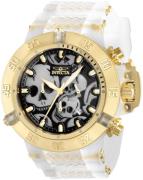 Invicta Herreur 37328 Subaqua Sort/Gul guldtonet stål Ø50 mm