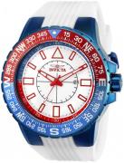 Invicta Herreur 23997 Aviator Hvid/Gummi Ø52 mm
