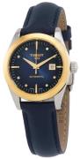 Tissot Dameur T930.007.46.046.00 T-Gold Blå/Læder Ø29 mm