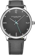 Stührling Original Herreur 3997B.3 Symphony Mørkegrå/Læder Ø40 mm