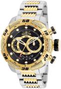 Invicta Herreur 25481 Subaqua Sort/Gul guldtonet stål Ø50 mm