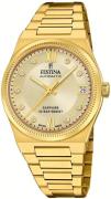 Festina Dameur F20033-2 Swiss Made Guld/Gul guldtonet stål Ø35 mm