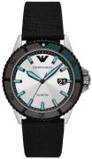 Emporio Armani Herreur AR11465 Diver Sølvfarvet/Tekstil Ø42 mm