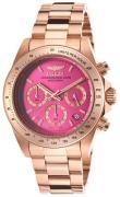 Invicta Dameur 16657 Speedway Rosa/Rosaguldtonet stål Ø41 mm