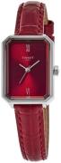 Tissot Dameur T160.110.16.423.00 SRV Rød/Læder 30x21.8 mm
