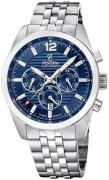 Festina Herreur F20742-1 Timeless Blå/Stål Ø43.8 mm