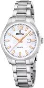 Festina Dameur F20737-6 Classic Hvid/Stål Ø34 mm