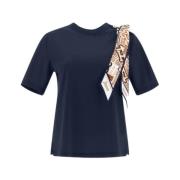 Stilfuld Foulard T-Shirt til Kvinder