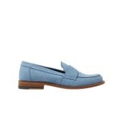 Harper Lyseblå Denim Loafers